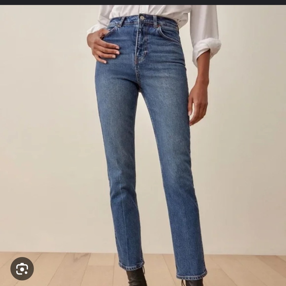 Reformation Lisa Ultra High Rise Straight Jeans Size 26